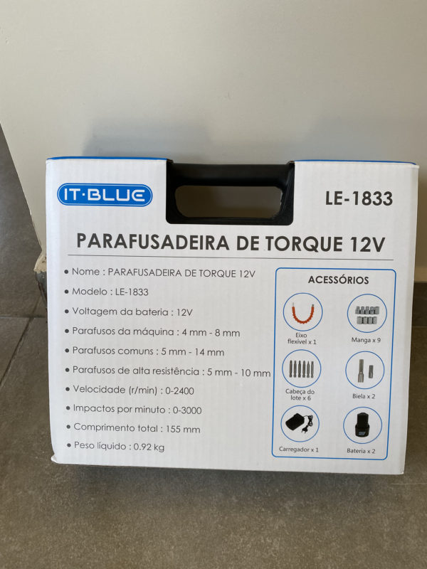 ATORNILLADOR DE TORQUE IT BLUE 12v - Imagen 4