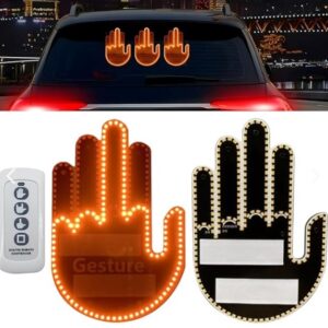 Mano Led Divertida Para Autos
