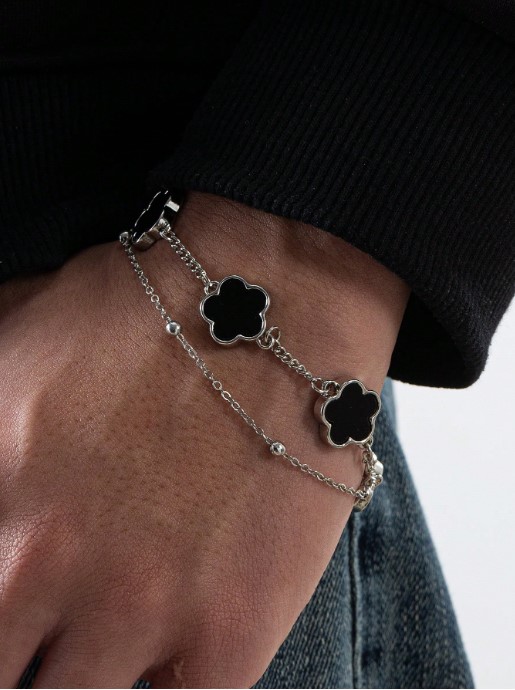 Captura de pantalla 2025-12-01 205507 Brazalete minimalista para hombres con trébol de 5 hojas