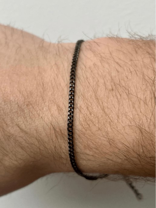 Brazalete de inoxidable ajustable, joyería minimalista