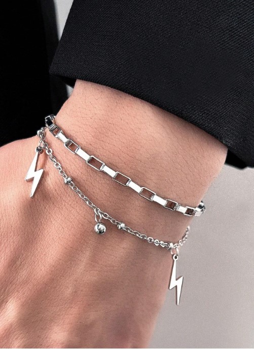 pulsera para hombre con rayo comprar