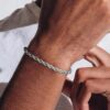 pulsera silver para hombre