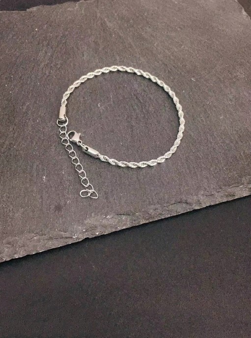 pulsera para hombre de cuerda retorcida