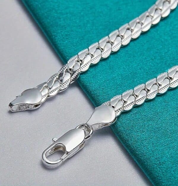 Elegante pulsera de hombre de plata de ley 925 - Regalo perfecto