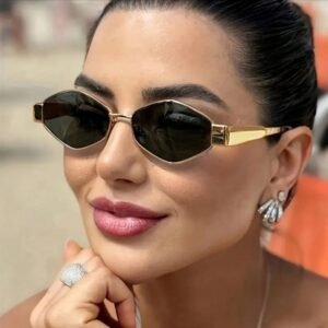 gafas poligonales dama