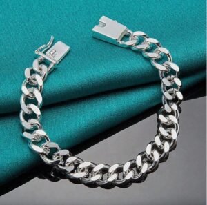 pulsera plata 925 hombre