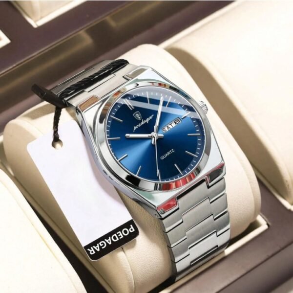 Reloj Poedagar cara azul